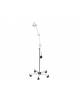 Lampada diagnostica su carrello con tre luci a Led indipendenti convergenti - colore bianco- altezza regolabile