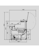 Banco ventilato VCP - Angolo 45° esterno