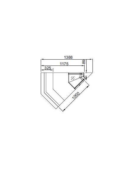 Banco ventilato VCP - Angolo 45° interno