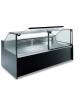 Bancone frigo salumeria e macelleria con vetri dritti - Ventilato 0°C / +10°C - Dimensioni Esterne (LxPxH) cm 156x100x128h