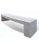 PANCHINA CURVA CONVESSA IN CEMENTO PER ARREDO URBANO - COLORE GRIGIO PIETRA - cm 200x50x50h - Conforme ai CAM