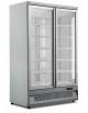 Murale frigo congelatore con 2 porte a vetro capacità 930 Lt - refrigerazione ventilata -18° -22°C - cm 125,3x76x199,7h