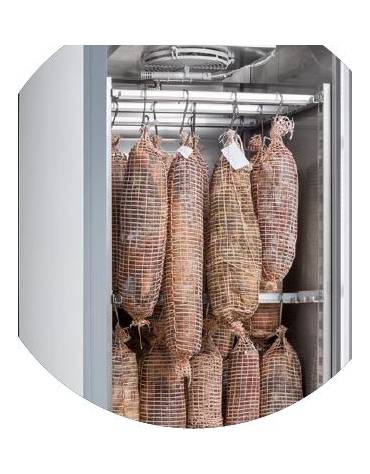 ARMADIO STAGIONATURA SALUMI / FORMAGGI 1400 LT-PORTA CIECA