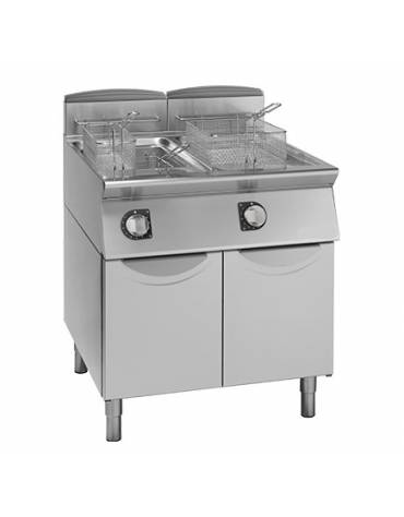 FRIGGITRICE ELETTRICA 8 + 8 LT SU VANO profondità cm60 kW 7