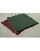 Mattonella antitrauma cm. 50x100 per parco giochi spessore mm. 50 - Colore rosso-Per altezza critica di caduta mt 1,7