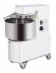 Impastatrice per pizzeria professionale a spirale - Capacità vasca Kg 17 / Lt 21 - N° 2 VELOCITA' - TRIFASE - Ruote e timer di s