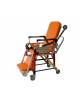 Barella carrozzina a sedia in lega di alluminio, Con materasso , sponde cinghie e sistema di fissaggio, portata 159 Kg. - cm 190
