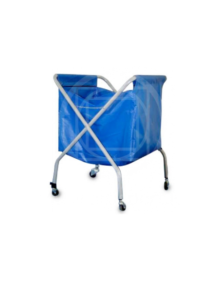 Carrello porta palloni pallavolo/volley telaio in acciaio dimens. cm 65x45x50 h