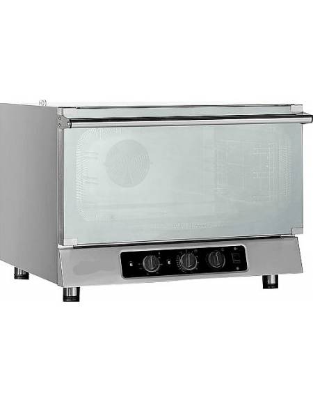 Forno professionale elettrico con umidificatore N° 4 Teglie 460 x 340 mm - Comandi touch screen