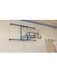 Impianto basket accostabile a parete CERTIFICATO F.I.B.A 2° livello - Sbalzo cm 320