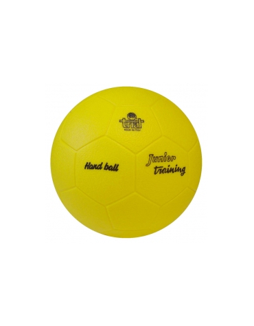 Pallone pallamano in PVC n.0 - colore giallo. diametro cm 15 peso g 200