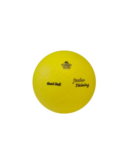 Pallone pallamano in PVC n.0 - colore giallo. diametro cm 15 peso g 200