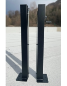 Impianto paddle regolamentare , in tubo d'acciaio verniciato sezione mm. 80x80