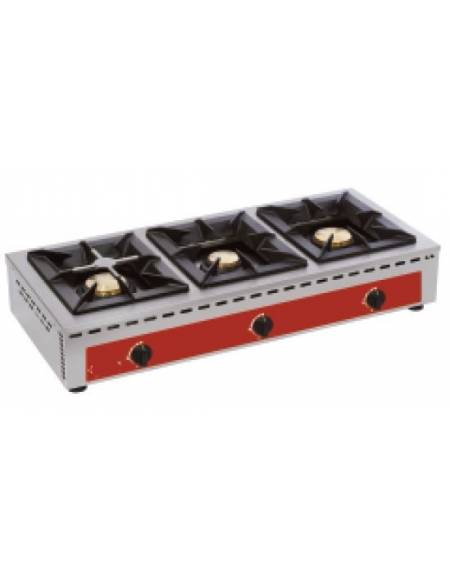 Fornellone a gas professionale 2 Fuochi da 5+5 Kw