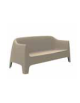 DIVANO LOUNGE MONOSCOCCA CON BRACCIOLI IN POLIPROPILENE IMPILABILE - cm 80x180x40/80h - CONFORME AI CAM
