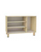 CONTENITORE A GIORNO IN LEGNO PER MATERIALE SENSORIALE MONTESSORI cm 105x41x70h - CONFORME AI CAM