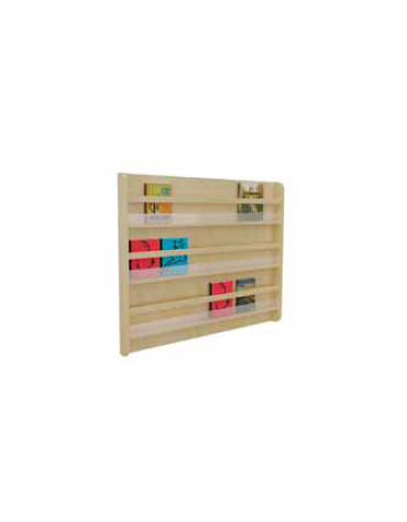 PANNELLO LIBRERIA A MURO CON FRONTALE ALTO CM 100X58H