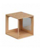 CHECUBO 2  Cubo aperto con facce diverse, 1 con specchio - cm 55x55x55h - CONFORME AI CAM