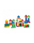 BLOCCHI LEGNO 75 PEZZI COLORATI LATO 32 MM