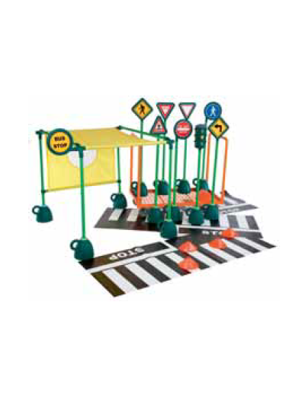 Sistema completo di educazione stradale per bambini