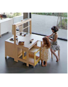 GIOCO SIMBOLICO ANCH’IO_CUCINO BANCO CON PENISOLA - CM 105x45/88,5x55h - CONFORME AI CAM