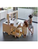 GIOCO SIMBOLICO ANCH’IO_CUCINO BANCO CON SOPRALZO - CM 105x45x55/115h - CONFORME AI CAM