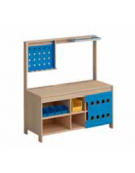 GIOCO SIMBOLICO ANCH’IO_FACCIOAGGIUSTO BANCO CON SOPRALZO - CM 105x45x55/115h - CONFORME AI CAM