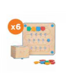 SET DI 6 CUBETTI PLAYKIT PER LA CLASSE