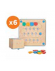 SET DI 6 CUBETTI PLAYKIT PER LA CLASSE - CONFORME AI CAM