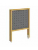 PANNELLO FORATO IN LARICE PER AULE ESTERNE - CM 107x11x135h - CONFORME AI CAM