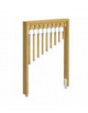 PANNELLO DEL SUONO CON BAMBU' PER AULE ESTERNE CM 107x11x135h - CONFORME AI CAM