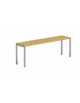 PANCA PER TAVOLO IN LARICE E ACCIAIO PER AULE ESTERNE CM 140x40x46h - CONFORME AI CAM