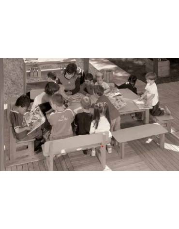 CASSETTA IN LEGNO OUTDOOR - CM 50x50x14h - CONFORME AI CAM