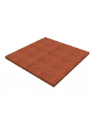 PAVIMENTAZIONE IN GOMMA - PREZZO AL MQ. - SPESSORE MM 45 - CONFORME AI CAM - Colore Rosso