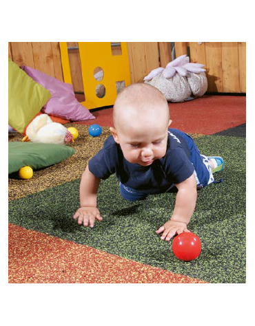 PAVIMENTAZIONE IN GOMMA - PREZZO AL MQ. - SPESSORE MM 45 - CONFORME AI CAM - Colore Rosso