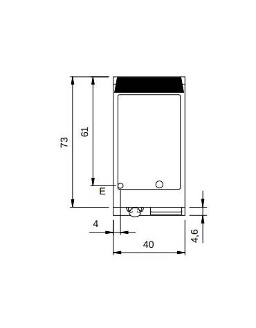 Fry Top elettrico con piastra liscia cromata su armadio aperto - potenza 5,4 Kw - cm 40x73x87h