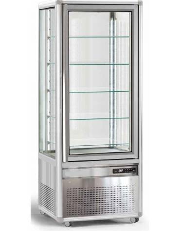 Vetrina verticale con refrigerazione VENTILATA adatta per gelateria e pasticceria, mm 700x680x1910h