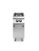 Cucina a gas 2 fuochi su armadio con porta - bruciatori 1x3,7 kw + 1x5,5 kw - cm 40x73x87h