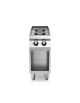 Cucina elettrica professionale 2 Piastre tonde - potenza 2 x 2,6 KW - cm 40x73x87h