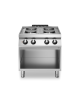 Cucina elettrica professionale 4 Piastre tonde - potenza 4 x 2,6 KW - cm 80x73x87h