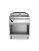 Bagnomaria a gas su vano aperto - 2 vasche GN1/1 h15 - potenza totale 6 KW - cm 80x73x87h