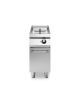 Friggitrice elettrica professionale 1 vasca capacità 17 lt. su armadio mobile chiuso - cm 40x73x87h - Potenza Kw 16,5 - Trifase