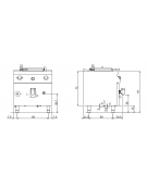 Pentola a gas riscaldamento indiretto capacità 50 lt - potenza 10,5 Kw - cm 80x73x87h