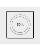 Pentola a gas riscaldamento indiretto capacità 50 lt - potenza 10,5 Kw - cm 80x73x87h