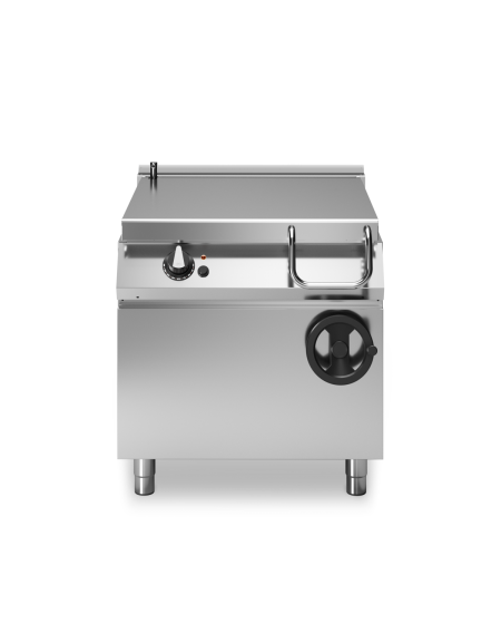 Brasiera elettrica ribaltabile manulamente Lt.60 - VASCA IN ACCIAIO INOX - cm 80x73x87h