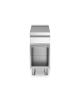 Elemento neutro con cassetto su vano aperto per cucina professionale - cm 40x73x87h