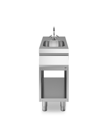 Elemento neutro con lavello, su vano con porta - cm 40x73x87h