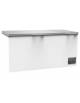 Congelatore orizzontale a pozzetto 803 litri lordi - Con 2 coperchi basculanti in acciaio inox - cm 201,3x77,5x95,5h