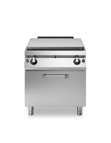 Cucina tuttapiastra a gas con forno a gas - potenza totale 20 Kw - cm 80x90x87h