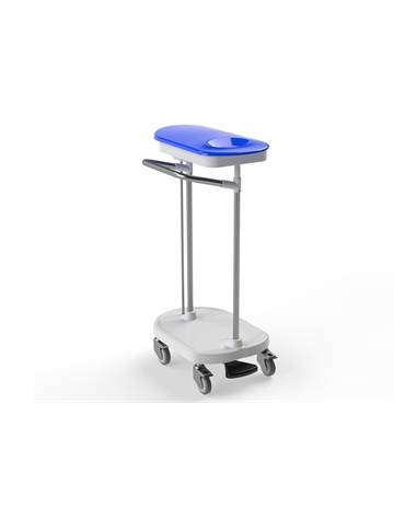 Carrello portasacco - N° 2 Sacchi con coperchio - cm 108x50x107h